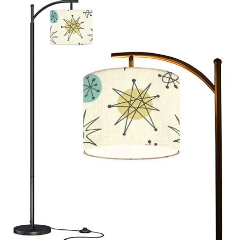 Classic Franciscan Starburst Mid Century Modern Arc Floor Lamp, Retro ...