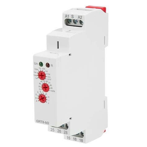 Delay Time Relay, GRT8-M2 AC220V Multifunction Time Relay with 10 ...