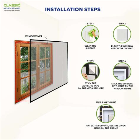 Classic Mosquito Net pre Stiched Fiber Glass for Mosquito Protection ...