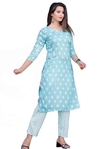 Buy Riya Fashion Women's Rayon Full Length Round Neck Kurta (Multicolor ...