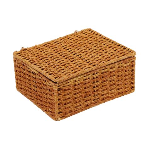 Wicker Baskets With Lid – Akway