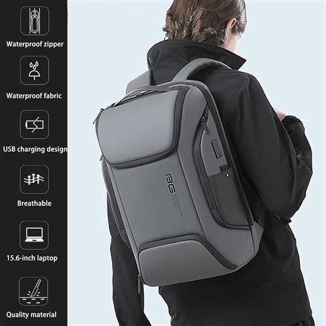 OZUKO Men's Anti-Theft Business Laptop Backpack - India | Ubuy
