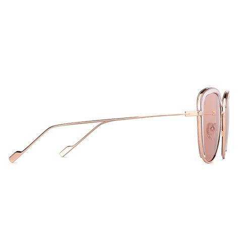 Buy Gold Pink Transparent Full Rim Cat Eye Vincent Chase The Metal Edit ...