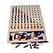 Buy ABC KIDS WORLD Wooden Peg Board with 100 Plastic Pegs | Educational ...