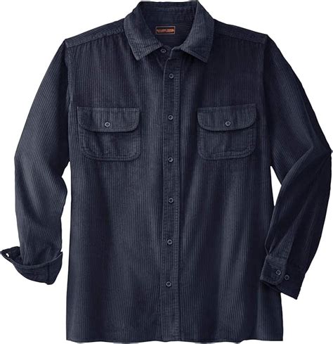 Buy KingSize Men's Big & Tall Long-Sleeve Corduroy Shirt - Big - XL ...