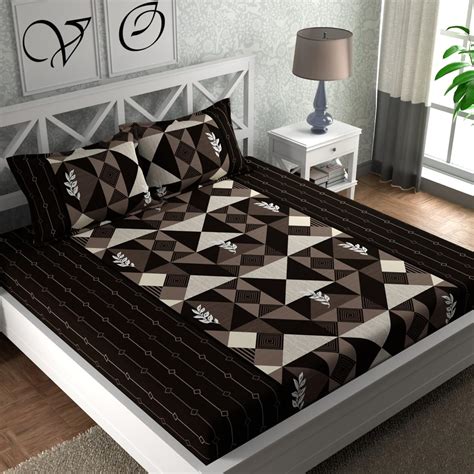 CG HOMES Bed Sheet, Bedsheet for Double Bed, Double Bedsheet, Printed ...