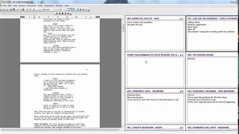 Final Draft Tutorials 的图像结果