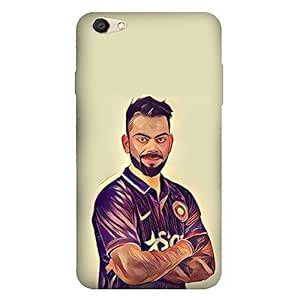 Vivo V5 Plus 3D Printed Virat Kohli Sketch Stylish Back cover : Amazon ...