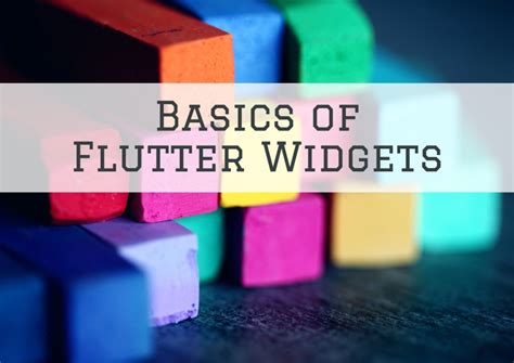 Flutter Widget Tutorials 的图像结果