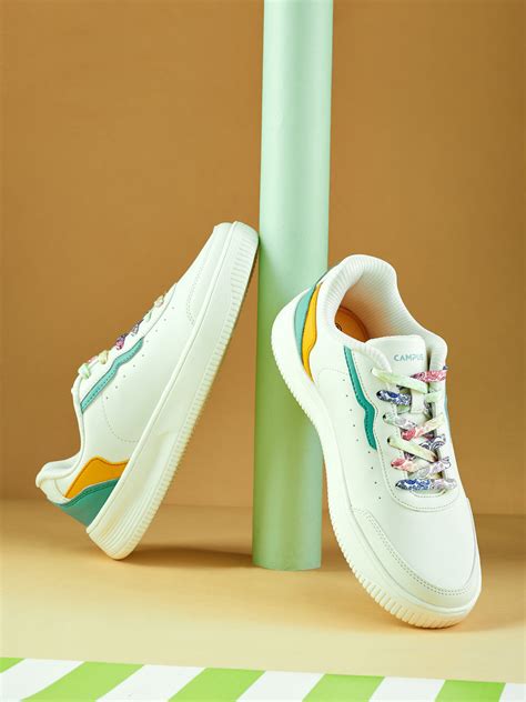 Buy Campus OGL-10 White Women's Sneakers Online | Campus Shoes