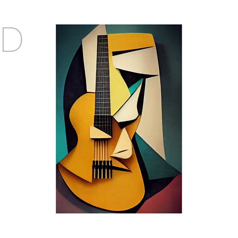 Cubism Picasso Guitar