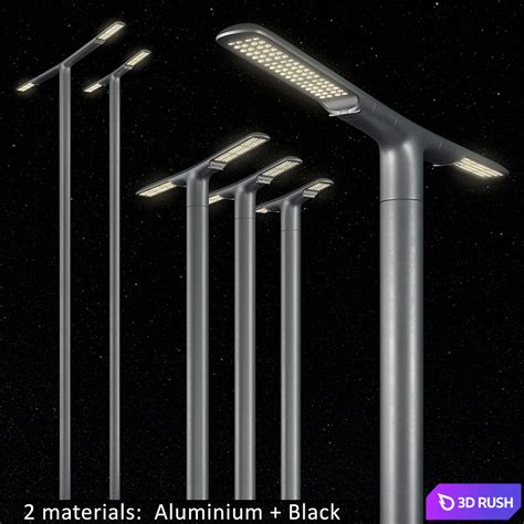 SNOP Streetlamps System Set-3 - 3drush.com