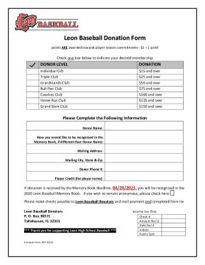 Fillable Online Baseball Donation Request Letter - Fill Out and Sign ...