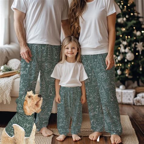 Christmas Matching Family Pajama Pants, Family Matching Pajama Pants ...
