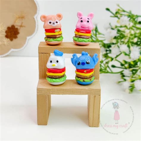 Miniature Cute Cartoon Burgers – CRAFTERS CORNER