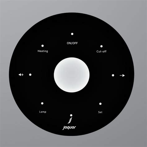 ROUND DIG.CONTROL PANEL FOR 9KW STE.GENE - JAQUAR WELLNESS - ( BLACK ...
