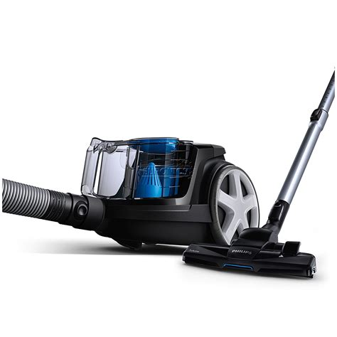 Philips PowerPro Compact, 900 W, bagless, blakc/blue - Vacuum cleaner ...