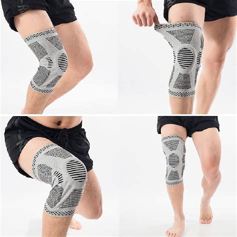 AmRelieve Ultra Knee Elite Compression Sleeve with Side Stabilizers ...