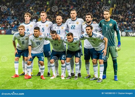 Team Photo of Russia National Football Team Editorial Stock Photo ...