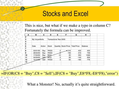 Image result for Excel Formulas for Stocks