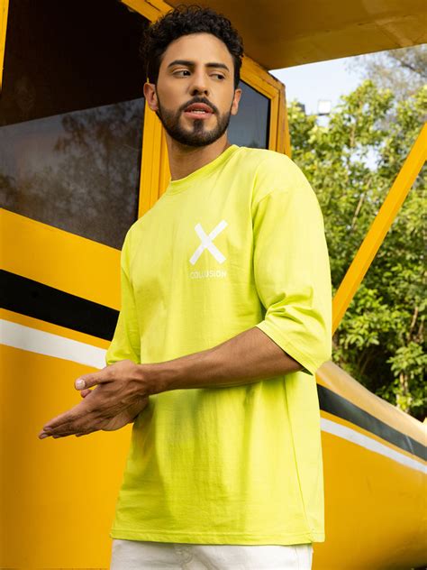 Collusion Neon Green Drop Shoulder Oversized by Gavin Paris – gavin paris