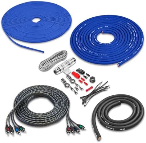 Belva True 4 Gauge AWG Premium CCA Complete Amplifier Wiring Kit with ...