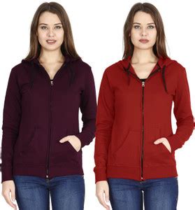 Fleximaa Full Sleeve Solid Women Sweatshirt - Buy Fleximaa Full Sleeve ...