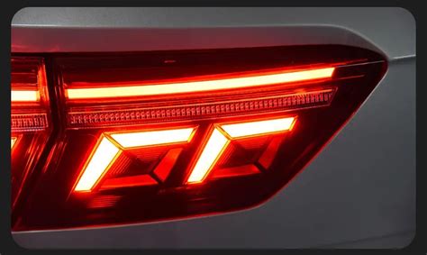 Car Lights for VW Tiguan Led Tail Light 2017-2021 New Tiguan Rear lamp ...