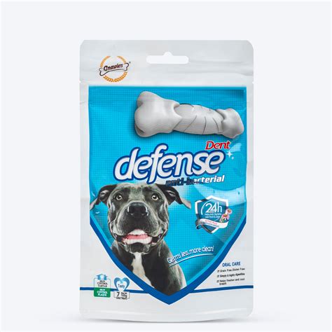 GNAWLERS Defense Dent, Dog Dental Care Chew Bones – Heads Up For Tails