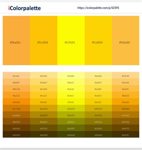 1 Latest Color Schemes with Yellow And Yellow Orange Color tone ...