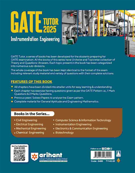 GATE Tutor 2025 Instrumentation Engineering | Study Guide – OneTouch Book