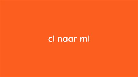 Milliliter (ml) naar deciliter (dl) omrekenen | Rekenapp.nl