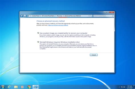 Image result for Factory Reset PC Windows 7
