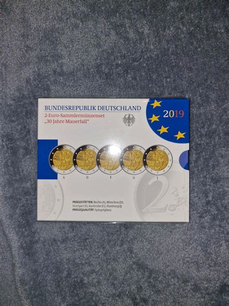 2-Euro-Sammelmünzenset "30 Jahre Mauerfall" in Hessen - Hessisch ...