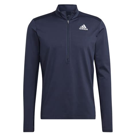 Adidas Own the Run Half Zip Mens Top (Legend Ink) | Direct Tennis