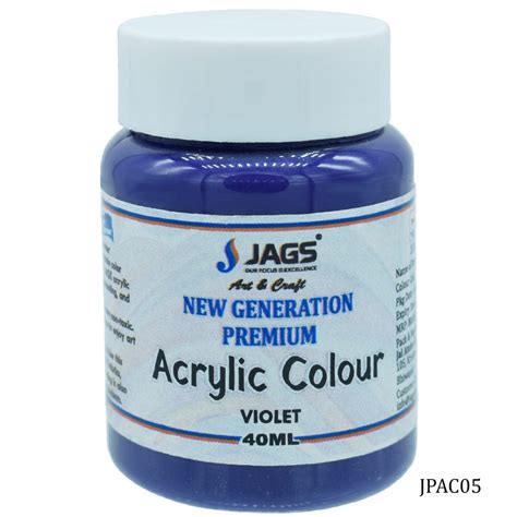Jags Premium Acrylic Colour Paint Voilet JPAC05 – Inkarto