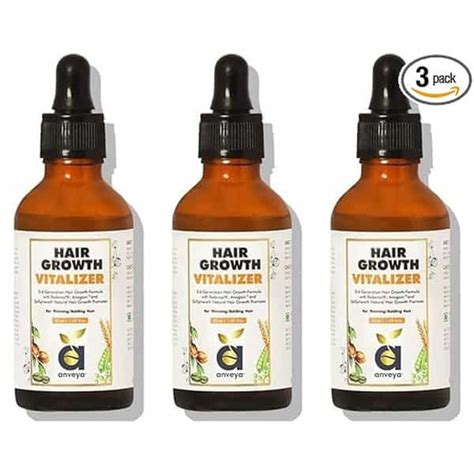 Buy ANVEYA HAIR GROWTH VITALIZER SERUM 50ML X PACK OF 3 Online & Get ...