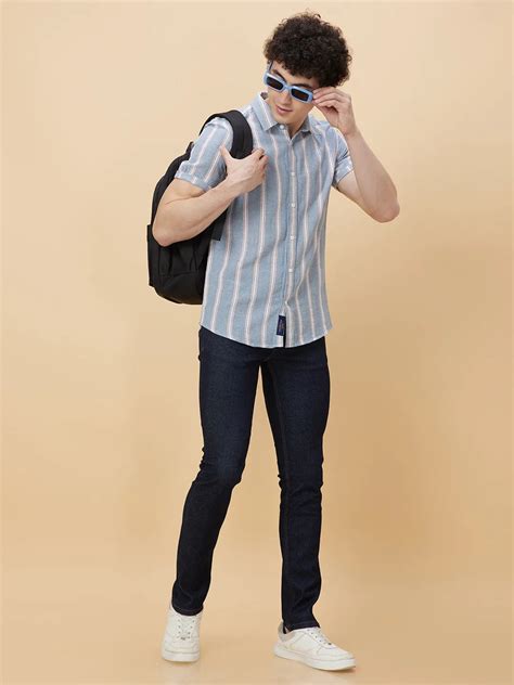 Being Human Men Slim Fit Shirts-Dk Grey
