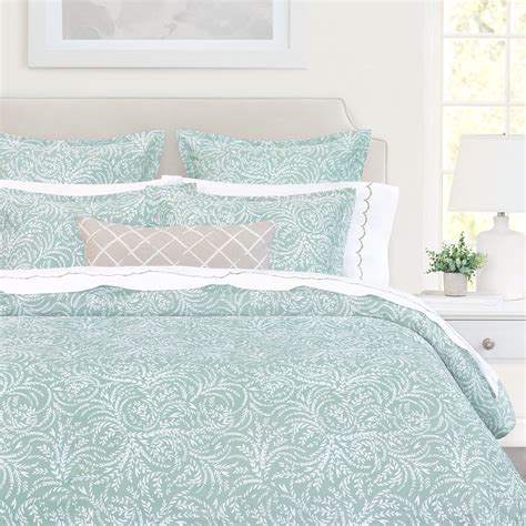 Cascading Vines Duvet Cover | The Wilder Seafoam Green Duvet Cover ...
