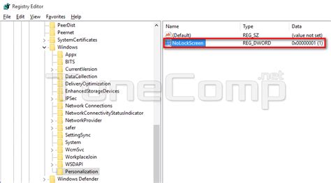 Image result for Disable Lock Screen Win 10