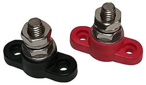3/8" Battery Power & Ground Insulated Stainless Steel Stud Junction ...