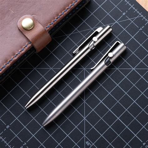 Tactile Turn Bolt Action Short Smooth Operator Pen | American Edge Knives