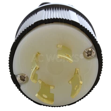 AC WORKS AC Connectors 30-Amp 3-phase 480v NEMA L16-30p 4-wire ...