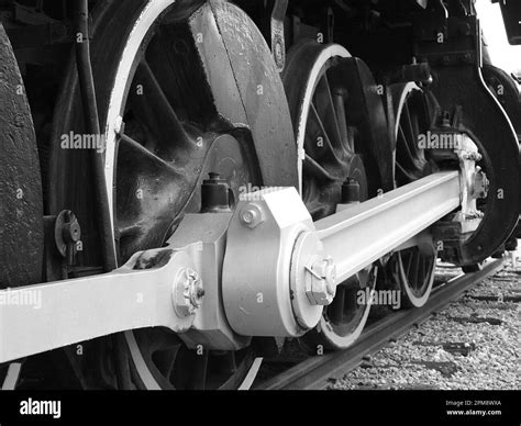 Steam locomotive details at the Arizona Railroad Museum in Chandler ...
