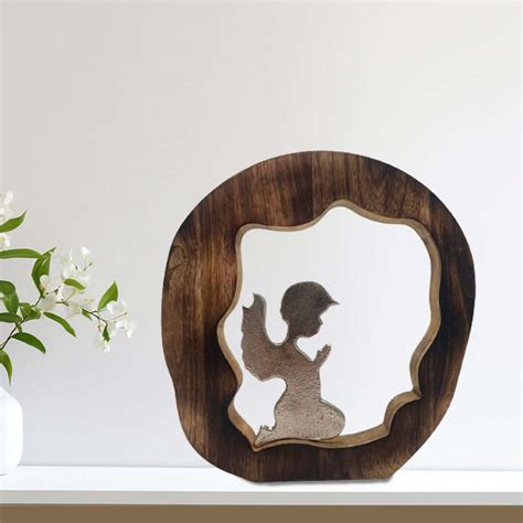 Shop Wooden Angel Home Decorative Showpiece Online | Wemy