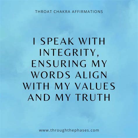 45 Powerful Throat Chakra Affirmations to Speak Your Truth - Through ...