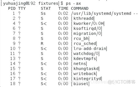 Linux ps命令 - 前端教程