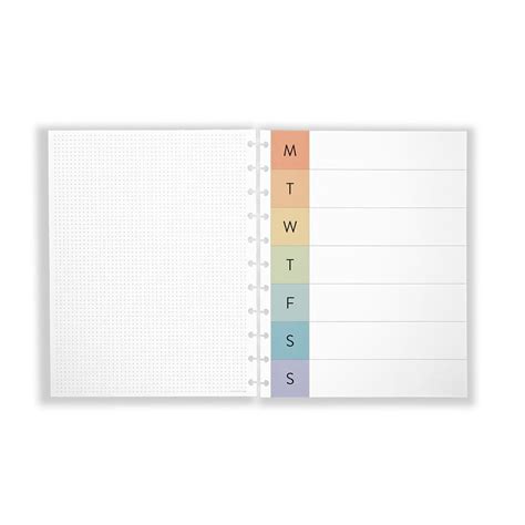 Levenger Circa® Vibrant Weekly Calendar Refill (100 sheets)