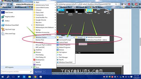 Image result for Windows PowerShell Start Button