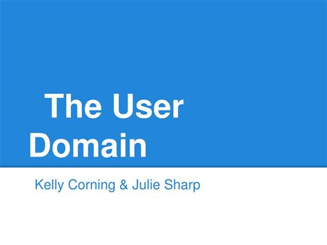 Image result for User Domain